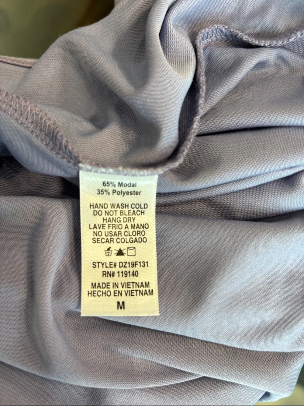 Double Zero Lilac Halter Maxi Dress - Picture 6 of 6